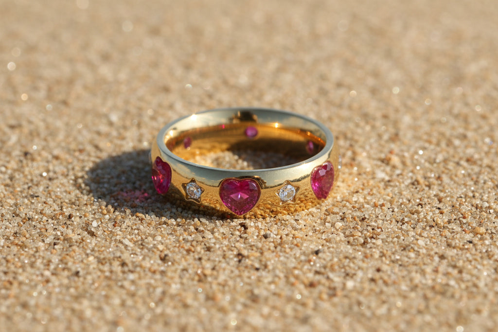 Bague Star Heart