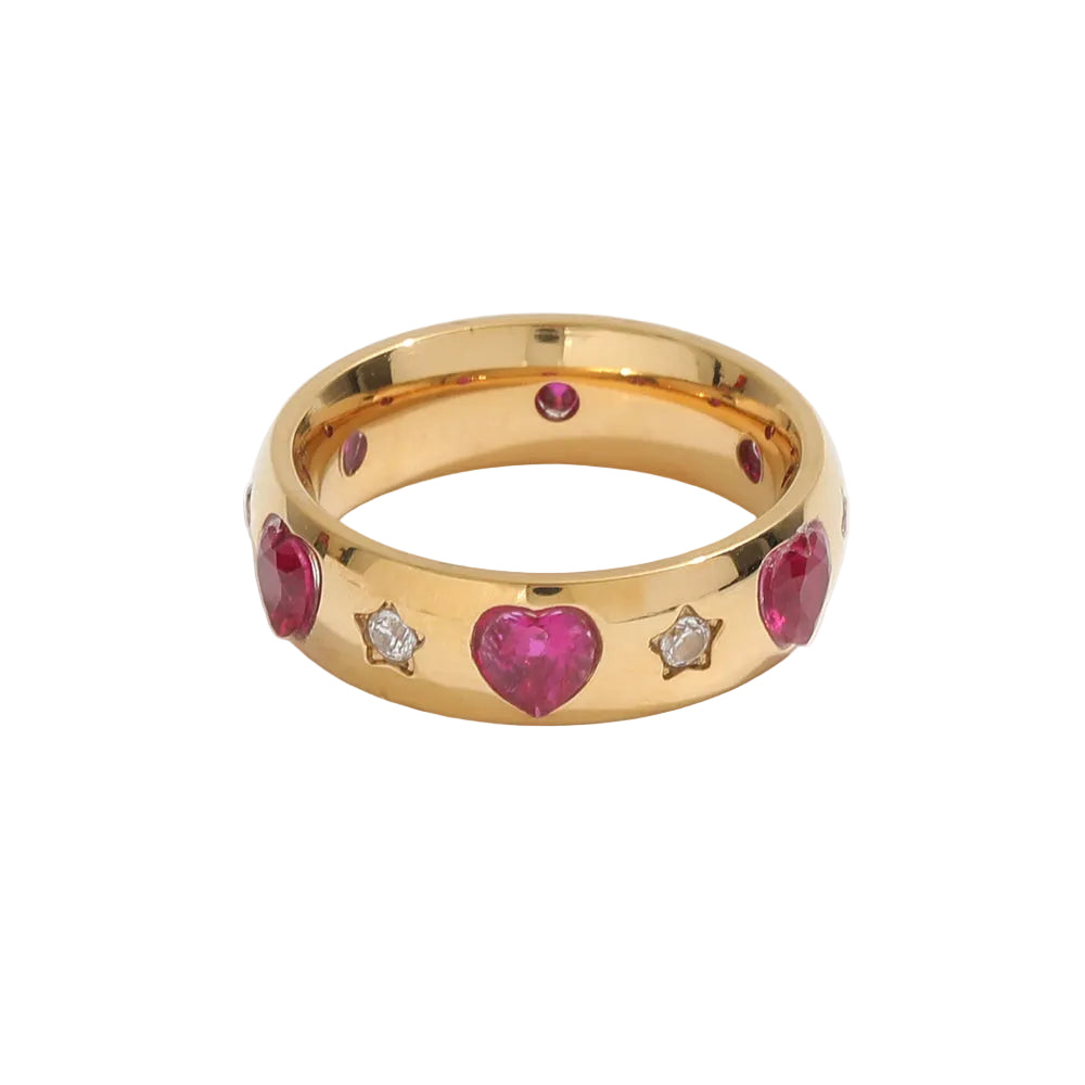 Bague Star Heart