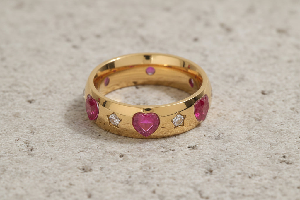 Bague Star Heart