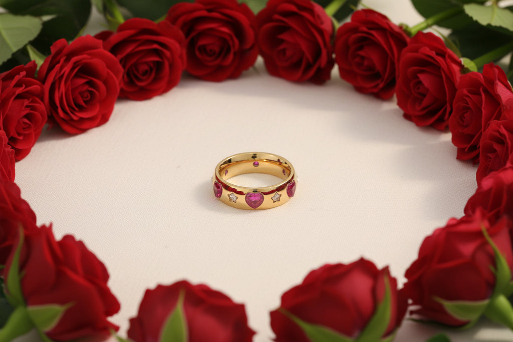Bague Star Heart