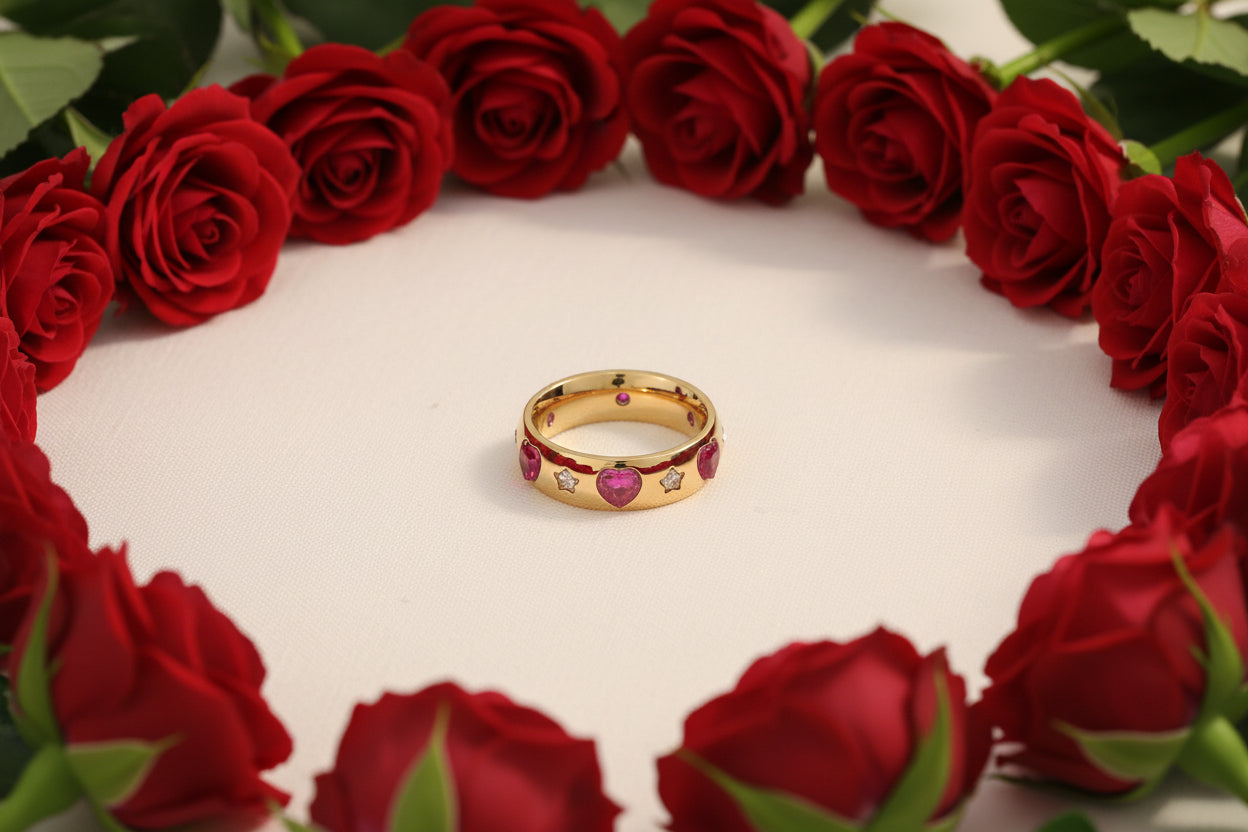 Bague Star Heart