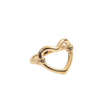 Bague en forme d'un grand cœur